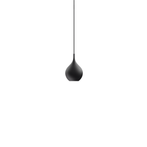 Intra Lighting Biba Drop Lampadario Opaco Nero