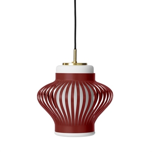 Warm Nordic Opal Lamella Lampadario Rosso Scuro
