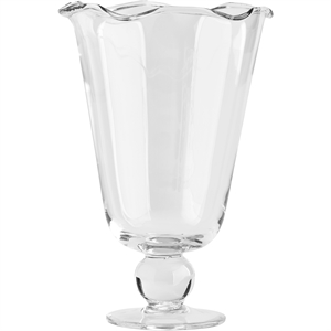 Decotique Karla Vaso Ondulato Trasparente