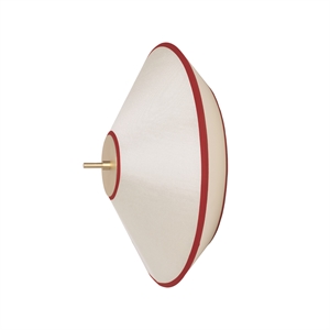 Edgeform Tafta Lampada da Parete/soffitto Ø40 Rosso/Off-White