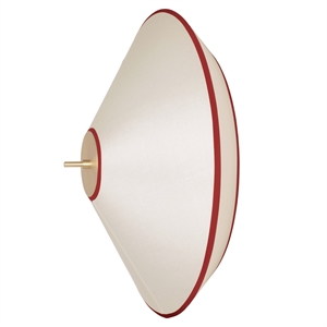 Edgeform Tafta Lampada da parete/soffitto Ø52 Rosso/Off-White