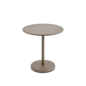 Tavolo da Giardino Muuto Linear Steel Café 70x73 Taupe