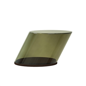 Tavolino da Caffè NORR11 Tilt Verde Bottiglia/vetro