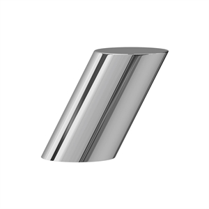 Tavolino Laterale Inclinabile NORR11 in Acciaio Inossidabile