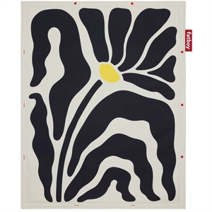 Tappeto Fatboy Flying Carpet 140x180 cm Botanic Crema/ Nero