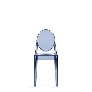 Sedia da Pranzo Kartell Victoria Ghost Blu