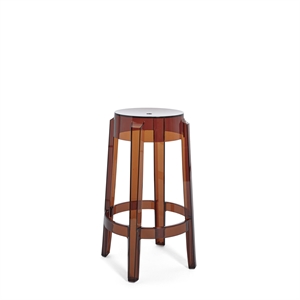 Sgabello Bar Kartell Charles Ghost H65 Ambra