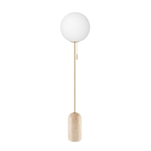 Globen Lighting Torrano Lampada da Terra Beige Travertino