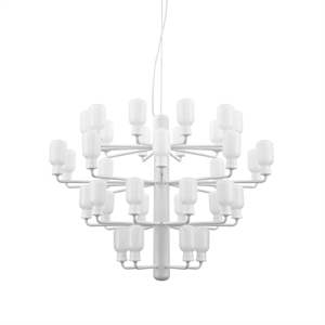 Lampadario Normann Copenhagen Amp Grande Bianco e Bianco