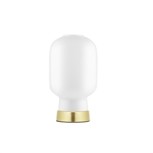 Normann Copenhagen Amp Lampada Da Tavolo Ottone/Bianco