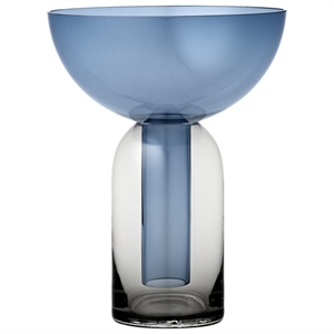 Vaso AYTM TORUS H19 Nero/ Blu Marino