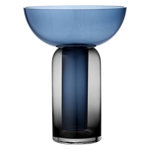 Vaso AYTM TORUS H33 Nero/ Blu Marino