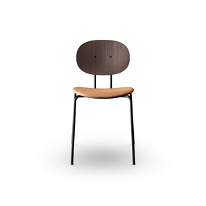 Sedia da pranzo Piet Hein Sibast Furniture Nero in Noce e cognac