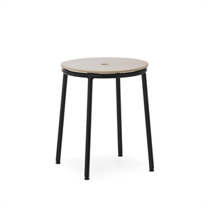 Normann Copenhagen Circa Sgabello Nero/ Quercia