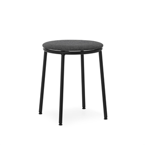 Normann Copenhagen Circa Sgabello Imbottito Nero/MLF16 Nero