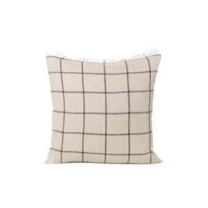 Ferm Living Cuscino Calm 48x48 Cammello/ Nero