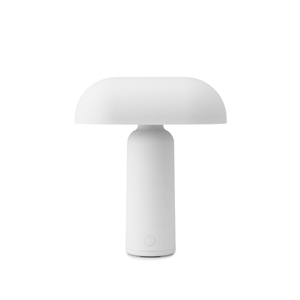 Normann Copenhagen Porta Lampada Da Tavolo Portatile Bianca