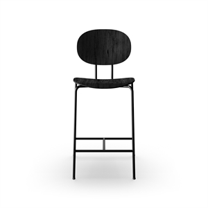 Sibast Furniture Piet Hein Sgabello da bar Nero in rovere nero