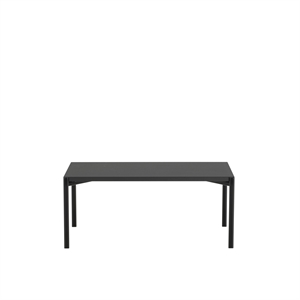 artek Tavolino Kiki L100 cm Nero/ Linoleum Nero