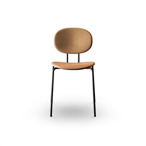 Sedia da Pranzo Piet Hein Sibast Furniture in Pelle Nero/cognac