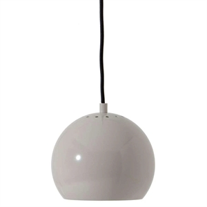 Lampadario Frandsen Ball Ø18 Grigio Pallido Lucido