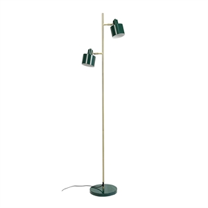 Lampada da Terra Dyberg Larsen Ocean Verde Scuro/ Ottone