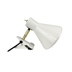 Lampada da Tavolo Dyberg Larsen Sleep con Clip Bianco