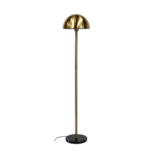 Lampada da Terra Menton Della Collezione Francese Dyberg Larsen Ottone/ Nero/ Marmo