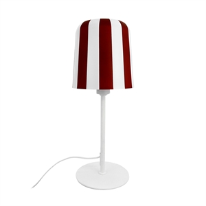 Lampada da Tavolo Dyberg Larsen Gry Rosso Scuro/ Bianco