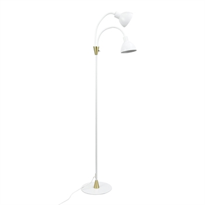 Lampada da Terra Dyberg Larsen Lilje Bianco/ Ottone