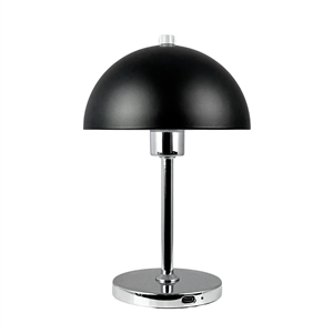 Lampada da Tavolo Dyberg Larsen Malmö Nero/ Cromo