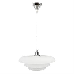 Dyberg Larsen AVA Lampadario A Sospensione D40 Opale/ Cromo