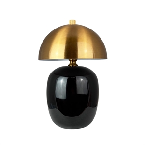 Lampada da tavolo Dyberg Larsen Manhattan LED Nero/ Ottone