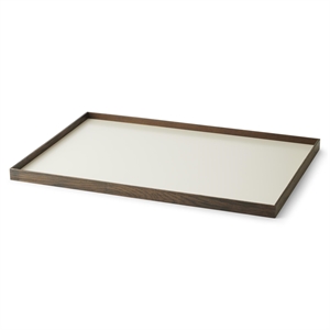 Vassoio Gejst Frame Grande Rovere Affumicato/ Beige