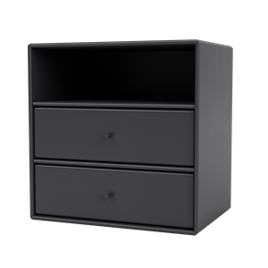 Libreria Montana Mini 1006 con 2 Cassetti Antracite