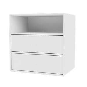 Libreria Montana Mini 1006 con 2 Cassetti New White