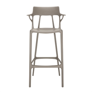 Sgabello da Bar Kartell AI H75 Grigio