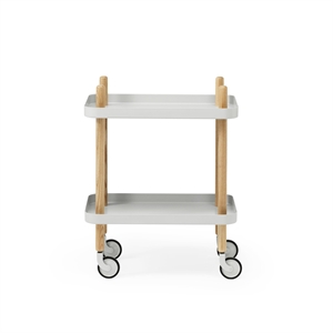 Trolley Normann Copenhagen Block Grigio chiaro/Quercia