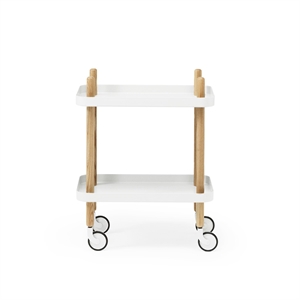 Trolley Normann Copenhagen Block Bianco/ Legno di frassino