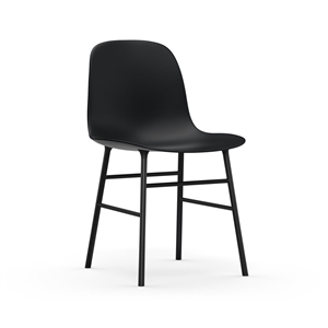 Sedia da Pranzo Normann Copenhagen Form Nero/ Acciaio Nero