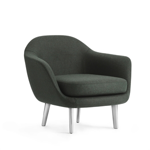 Poltrona Sum Normann Copenhagen Alluminio/ Verde Scuro LDS41