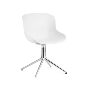 Sedia Girevole Normann Copenhagen Hyg Alluminio/ Bianco