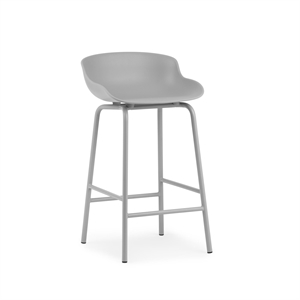 Sgabello da Bar Normann Copenhagen Hyg H65 Grigio