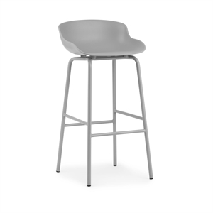 Sgabello da Bar Normann Copenhagen Hyg H75 Grigio