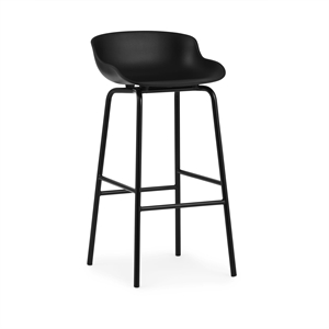 Sgabello da Bar Normann Copenhagen Hyg H75 Nero