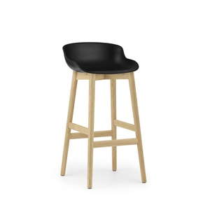 Normann Copenhagen Hyg Sgabello da Bar H75 Rovere/ Nero