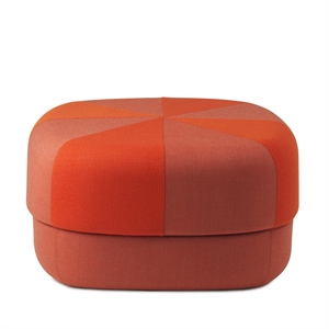 Normann Copenhagen Circus Pouf Duo Grande Arancione