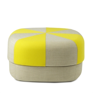 Normann Copenhagen Circus Pouf Duo Grande Giallo