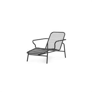 Normann Copenhagen Vig Chaise Longue Nero