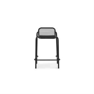 Normann Copenhagen Vig Sgabello da Bar H65 Nero